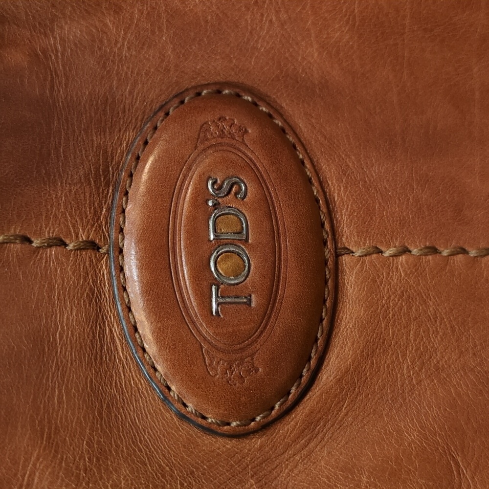Tod's Vintage G-Line Bag Brown Leather Easy Sacca PROJECT Shoulder Purse Dustbag - Picture 3 of 17